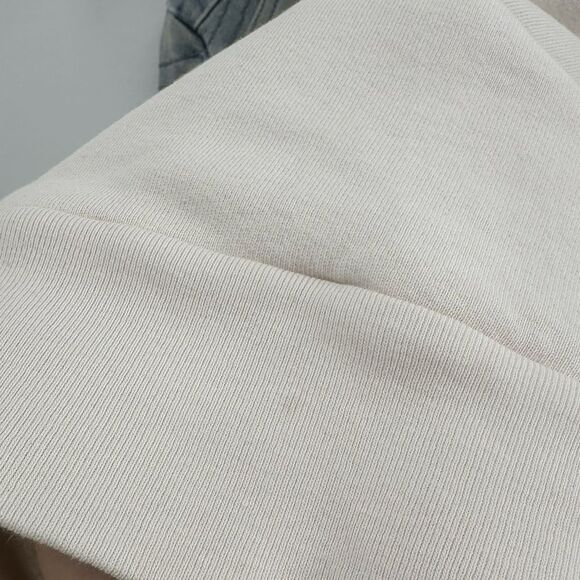 LNA Lion Hoodie Pullover in Off White Cutout Shoulder Drawstring Size XS - Picture 10 of 10